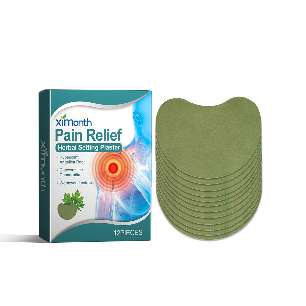 Ximonth Herbal Setting Plaster, Ease Shoulder And Neck Shoulder Muscle Swelling Sore Shoulder And Neck Care Wormwood Patch