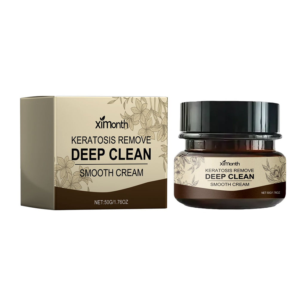 Ximonth Keratosis Deep Clean Smooth Cream, Clear Skin Acne Exfoliating Unclog Pores Moisturizing Tender And Smooth Skin