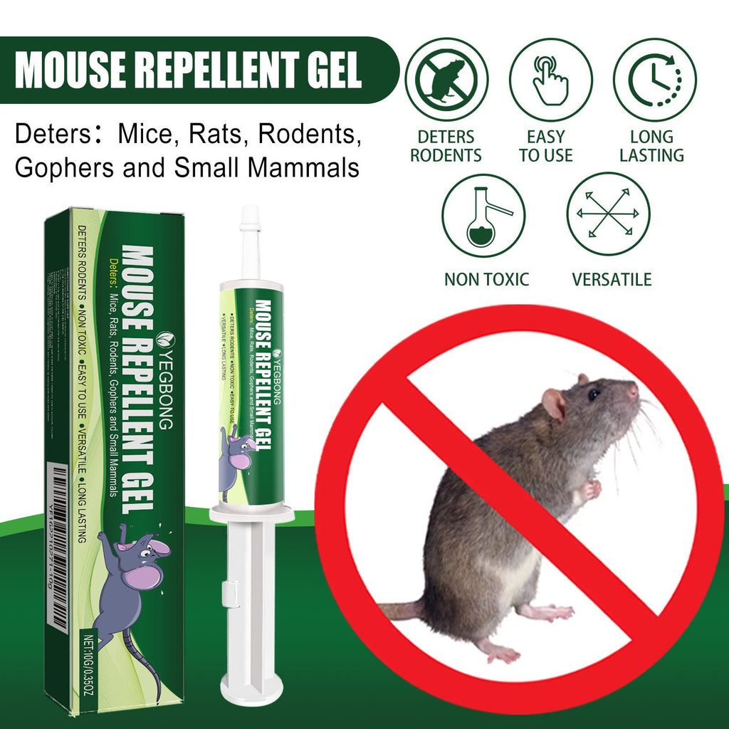 YEGBONG Mouse Repellent Gel, Rat Deterrent for Car Engines, Outdoor & Indoor Use, Rat Repeller