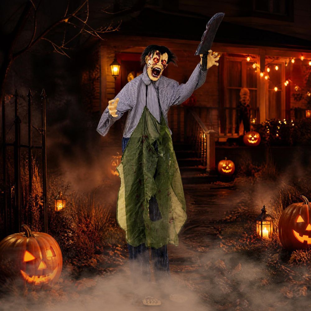 Zombie Halloween Decoration Outdoor with Glowing Eyes